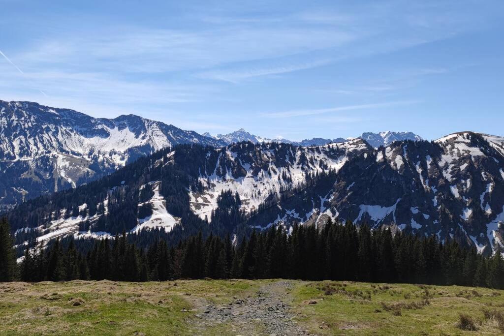 Вилла Zum Huettenklaus - 12 Personen Gruppenunterkunft In Den Bergen Mit Eigenem Badezuber Бад-Хинделанг Экстерьер фото